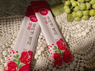 함초록 Rg+ 석류콜라겐젤리 — 5점을 준 리뷰어가 2021년 3월 올린 사용 사진
