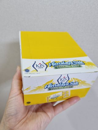 마요라 히말라야 솔트 캔디 2종-페퍼민트 맛, 라임민트 맛 — 5점을 준 리뷰어가 2023년 1월 올린 사용 사진