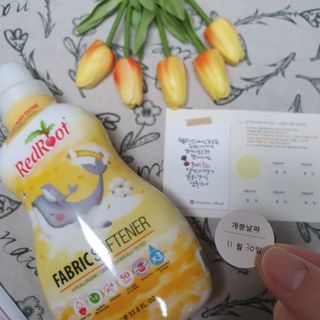레드루트 유기농 섬유유연제 1L 바닐라코튼향 — 5점을 준 리뷰어가 2021년 12월 올린 사용 사진