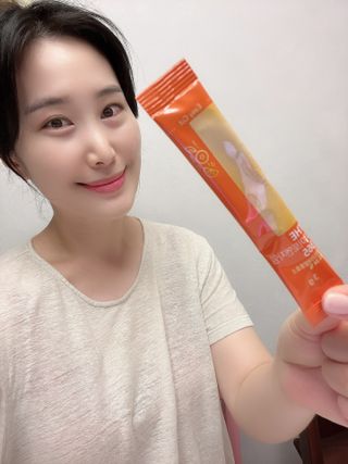 [닥터루템]맛있는 파인애플맛 과채효소 THE파이토엔자임365 1box (30포) — 5점을 준 리뷰어가 2022년 10월 올린 사용 사진