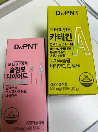 닥터피엔티 [Dr.PNT] 건강한 다이어트, 기능성 원료로 시작! 슬림핏 다이어트+카테킨 [1개월분] — 4점을 준 리뷰어가 2022년 12월 올린 사용 사진
