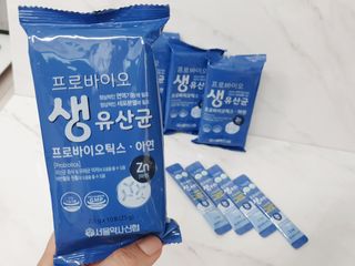 서울약사신협_프로바이오 생유산균 2.5g 160포 — 5점을 준 리뷰어가 2021년 7월 올린 사용 사진
