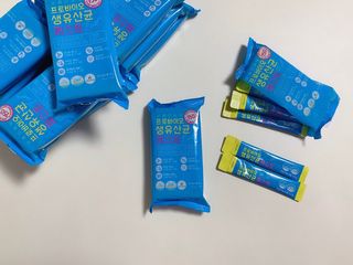 헬스업 핼스업 프로바이오 생유산균 퍼스트 — 5점을 준 리뷰어가 2021년 1월 올린 사용 사진
