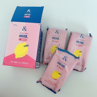 비타앤C 레몬맛, 망고맛 — 5점을 준 리뷰어가 2021년 7월 올린 사용 사진