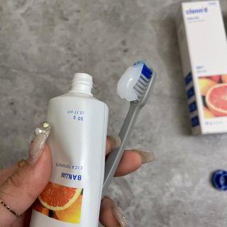 주식회사 클린디 [클린디]🌿민트향으로 상쾌하게, 단짝가글 + 맞춤 칫솔 + 치약 세트🦷 — 5점을 준 리뷰어가 2022년 1월 올린 사용 사진