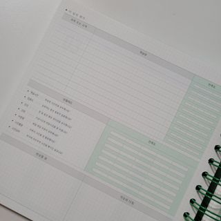 리훈 2022년 날짜형 오늘공부  스터디 플래너 — 5점을 준 리뷰어가 2021년 12월 올린 사용 사진