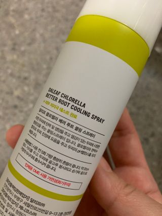 달리프 클로렐라 베러 루트 쿨링 스프레이 100ml — 4점을 준 리뷰어가 2021년 3월 올린 사용 사진