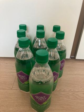 몽베스트 Montbest with Sparkling water Lime20병 — 5점을 준 리뷰어가 2021년 10월 올린 사용 사진