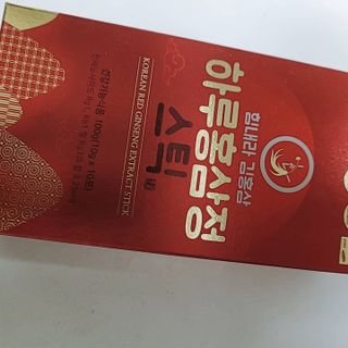 힘내라김홍삼 하루홍삼정스틱 10g x 10포 — 4점을 준 리뷰어가 2021년 5월 올린 사용 사진