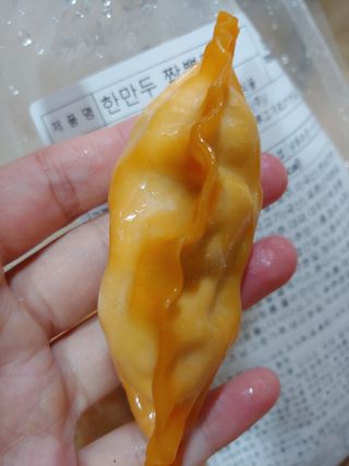 한만두 진한 해물맛 짬뽕만두 1kg — 5점을 준 리뷰어가 2021년 4월 올린 사용 사진