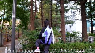 [사이즈가 있는 양말 필로이] 여자 트레킹 양말 3족 세트【 S, M, L 】3가지 사이즈_컬러 별로 1족씩 — 5점을 준 리뷰어가 2022년 9월 올린 사용 사진
