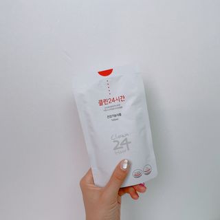 클린24시간 1BOX(5포) + 전용보틀(500ml) — 5점을 준 리뷰어가 2023년 7월 올린 사용 사진