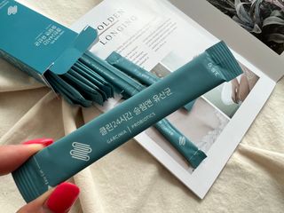 클린24시간 슬림앤유산균 1박스 (3.5g X 15포) — 5점을 준 리뷰어가 2023년 6월 올린 사용 사진