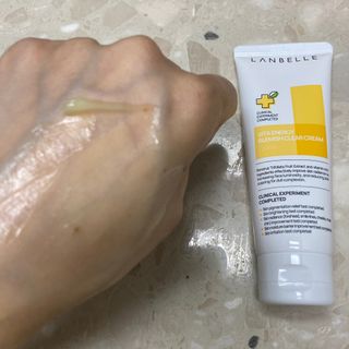 랑벨 비타 에너지 잡티 크림 75ml (피부 속 기미완화크림) — 5점을 준 리뷰어가 2022년 5월 올린 사용 사진