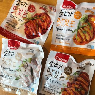 굽네몰 [굽네] 소스가 맛있는 닭가슴살 슬라이스 4종 — 5점을 준 리뷰어가 2021년 11월 올린 사용 사진
