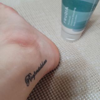[후르디아] 올리브영 저자극 비건바디로션 — 5점을 준 리뷰어가 2023년 3월 올린 사용 사진