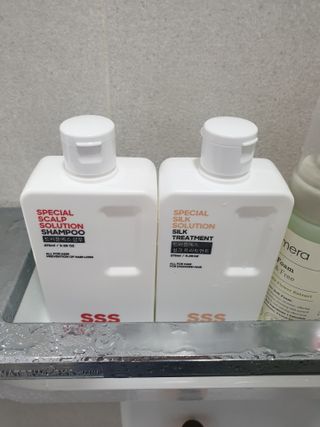트리플에스 탈모 샴푸 275ml + 실크 트리트먼트 275ml — 5점을 준 리뷰어가 2021년 4월 올린 사용 사진