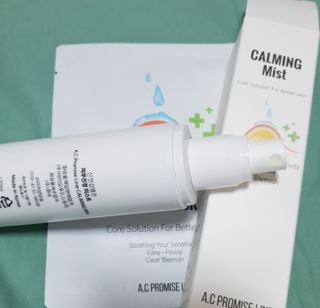 A.C PROMISE LINE 임상시험회사에서 제대로 만든, 민감성피부를 위한 트러블 기초라인 — 5점을 준 리뷰어가 2023년 8월 올린 사용 사진