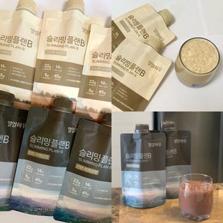 일일하우 슬리밍 플랜B 고소한 귀리맛, 진한 카카오맛 (체중조절식) — 5점을 준 리뷰어가 2023년 5월 올린 사용 사진