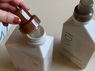 마더케이 디아 프리미엄 아기세제&섬유유연제 — 4점을 준 리뷰어가 2021년 10월 올린 사용 사진