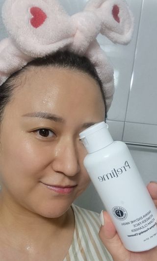 프리타임1 프리타임 파파야 엔자임 워시, 파우더 페이스 폼 클렌저 — 5점을 준 리뷰어가 2023년 3월 올린 사용 사진