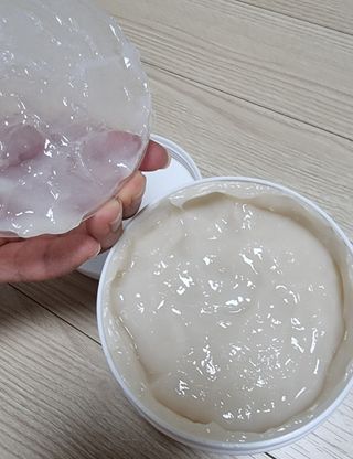 약손명가코스메틱 에오스보떼 뉴트리브 크림 마스크 솔트 500ml — 5점을 준 리뷰어가 2022년 4월 올린 사용 사진