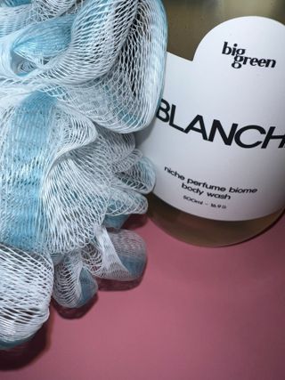 빅그린 니치 퍼퓸 바이옴바디워시 500ml(상탈, 블랙베리&베이, 블랑쉐 3종 중 택1) — 4.5점을 준 리뷰어가 2022년 12월 올린 사용 사진