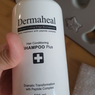 더마힐 헤어 컨디셔닝 샴푸 500ml 3종 중 택1 — 5점을 준 리뷰어가 2021년 4월 올린 사용 사진
