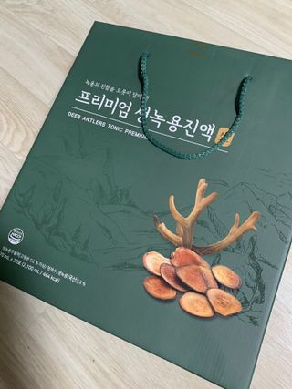 서울약사신협 약사신협_생녹용 진액_70ml x 30포 — 5점을 준 리뷰어가 2021년 7월 올린 사용 사진