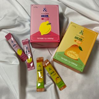 비타앤C 레몬맛, 망고맛 — 4점을 준 리뷰어가 2021년 7월 올린 사용 사진