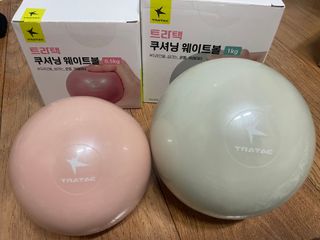 트라택 쿠셔닝 웨이트볼 0.5kg + 1kg SET — 5점을 준 리뷰어가 2022년 5월 올린 사용 사진