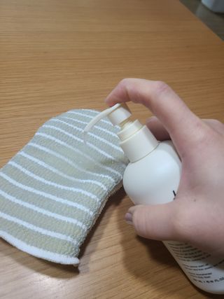 [위켄더스] 기분좋은 하루를 선사해주는 핸드& 바디워시 1종 랜덤발송 — 5점을 준 리뷰어가 2022년 4월 올린 사용 사진