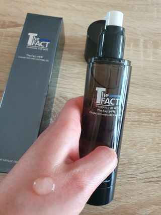 The Fact 더팩트 에이치에프엔 쿨링 안티헤어로스 토닉 젤 150ml — 5점을 준 리뷰어가 2022년 5월 올린 사용 사진