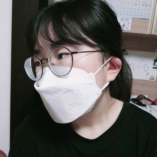 [숨그림] 3D 입체형, 짱구, 무직타이거, 빨강머리앤 우리아이 그리고 내가 쓰는 믿을수있는 케릭터 마스크 — 5점을 준 리뷰어가 2021년 9월 올린 사용 사진