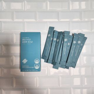 클린24시간 슬림앤유산균 1박스 (3.5g X 15포) — 5점을 준 리뷰어가 2022년 8월 올린 사용 사진