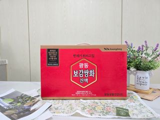 광동생활건강 [광동]진하고 깊은 풍미, 광동 보감쌍화진액 100mL * 18포 — 4.5점을 준 리뷰어가 2024년 7월 올린 사용 사진