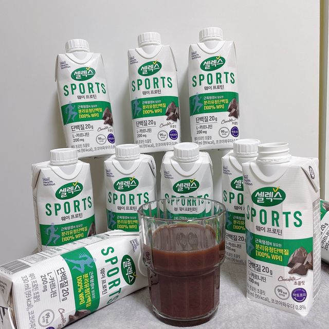셀렉스 스포츠 웨이 프로틴 초콜릿 _ 330ml x 12팩 리뷰 사진