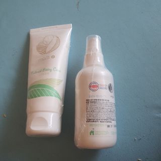 mom e 맘이 내추럴 베이비 케어 크림+바디오일 — 5점을 준 리뷰어가 2021년 1월 올린 사용 사진