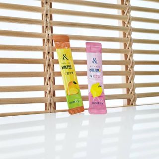 비타앤C 레몬맛, 망고맛 — 5점을 준 리뷰어가 2021년 4월 올린 사용 사진