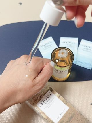[스킨1004] 마다가스카르 센텔라 앰플 100ml — 4점을 준 리뷰어가 2024년 5월 올린 사용 사진