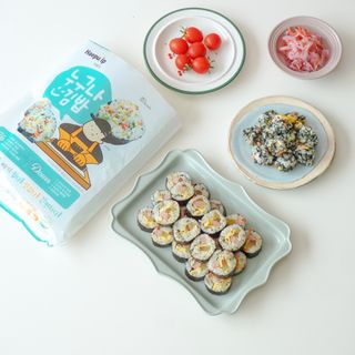 해풀잎 누구나 김밥*1ea [(혼합야채 35g *1ea,  김밥김 (5g, 5ea),  양념간장 (6g, 5ea), 참기름(5g, 2ea)] — 5점을 준 리뷰어가 2022년 5월 올린 사용 사진