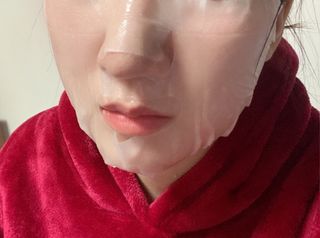 체르엠 그린 케비어 더블워터 마스크팩 5매입  2팩 — 4점을 준 리뷰어가 2021년 11월 올린 사용 사진