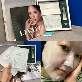 리브얼 | LIVALL 바이오셀룰로오스 마스크 레스트 앤 글로우 33ml  x 3개입 — 5점을 준 리뷰어가 2022년 6월 올린 사용 사진