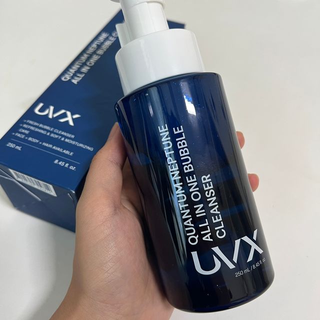 UVX 퀀텀 넵튠 올인원 버블 클렌저 리뷰 사진