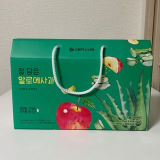 서울약사신협 잘 담은 알로애사과_70ml x 30포 — 4.5점을 준 리뷰어가 2021년 9월 올린 사용 사진