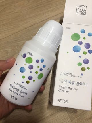 자연그램 매직버블클리너 250g — 5점을 준 리뷰어가 2021년 2월 올린 사용 사진