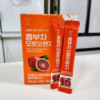 참앤들황토농원 7가지 맛! 탄산 톡톡! 스파클링! 데이앤 콤부차 7종 10포 1박스씩 ★총 7박스★ — 5점을 준 리뷰어가 2023년 1월 올린 사용 사진