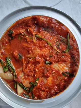 셰프애찬 알배기 겉절이 김치 1kg — 5점을 준 리뷰어가 2022년 9월 올린 사용 사진