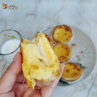 디앙뜨 포르투갈 에그타르트 오리지널 맛+패션후르츠 맛 중 택1 — 5점을 준 리뷰어가 2021년 8월 올린 사용 사진