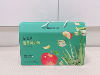 서울약사신협 잘 담은 알로애사과_70ml x 30포 — 5점을 준 리뷰어가 2021년 10월 올린 사용 사진